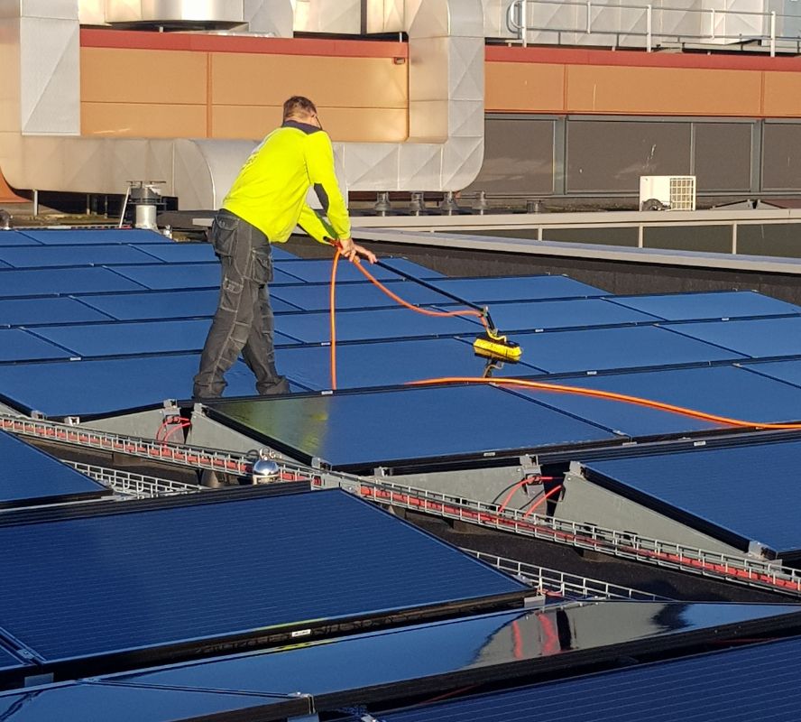 Reiniging zonnepanelen